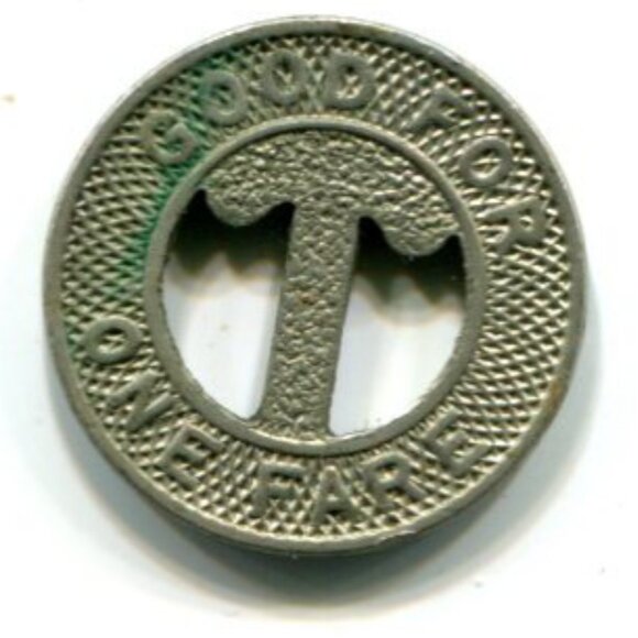 Detroit & Canada Tunnel Co. Transit Token (b857-25) - Picture 2 of 2